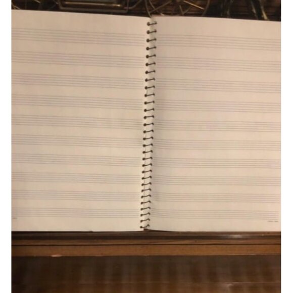 Blank Sheet Music Composition Manuscript Staff Paper Art Music Notebook - Picture 3 of 3